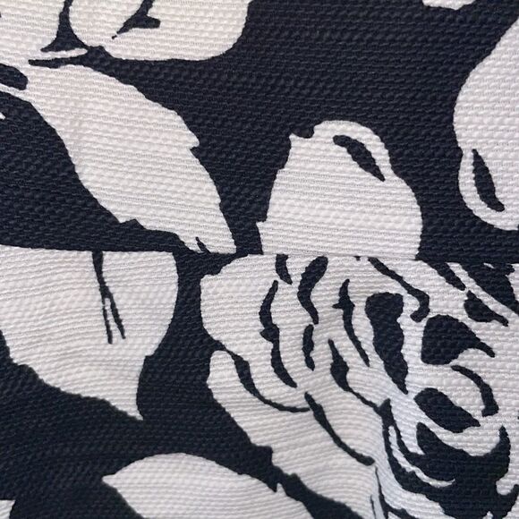 Talbots black and white floral dress size 4 - Picture 5 of 9